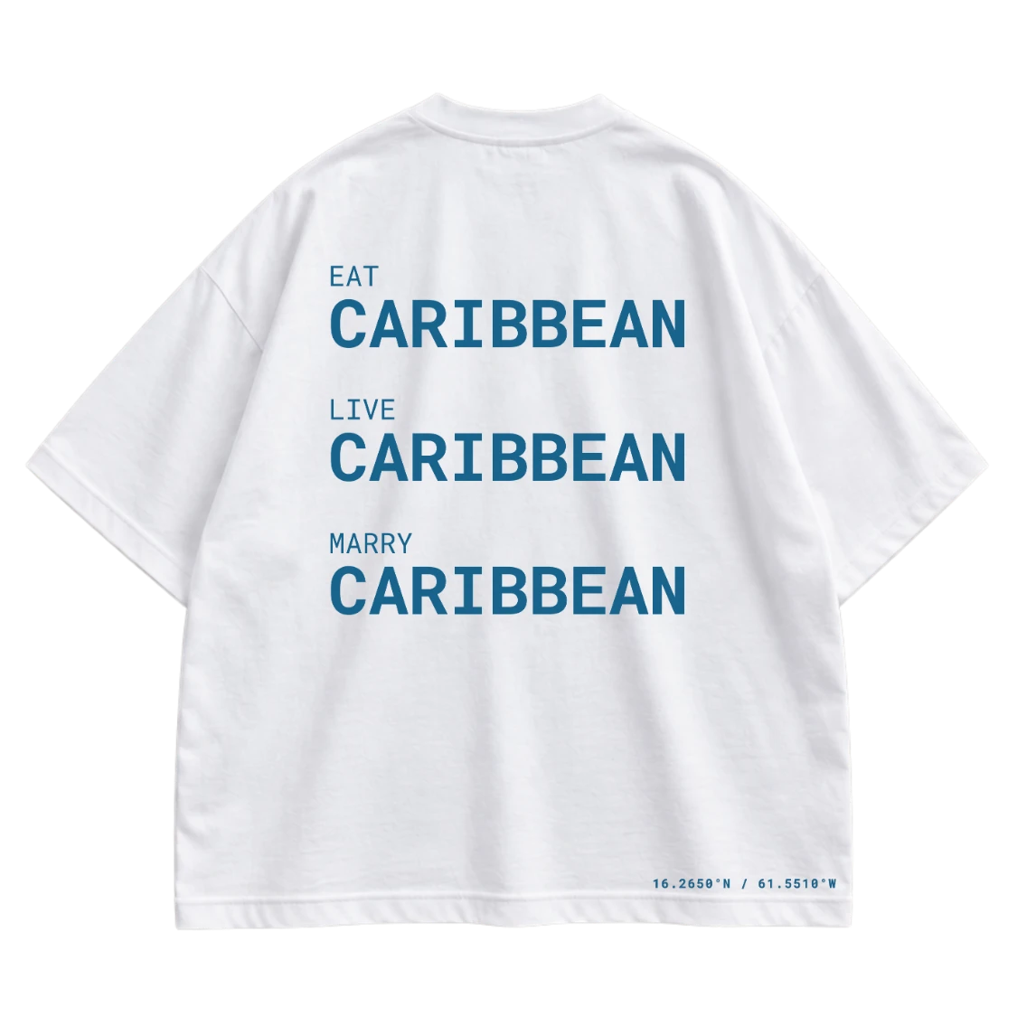CARIBBEAN Bleu, vue de dos